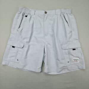 Bimini Bay Mens Cargo Fishing Shorts Size 40 Nylon Performance Outdoor Utility
